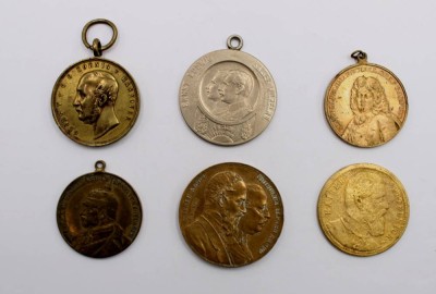 Auktion 364<br>6x div. Medaillen, hpts. militärisch [1]