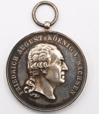 Auktion 364<br>Friedrich August von Sachsen, Verdienstmedaille [1]