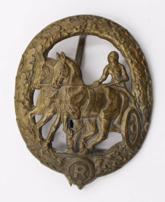 Auktion 364<br>Deutsches Fahrerabzeichen in Bronze, um 1930 [1]