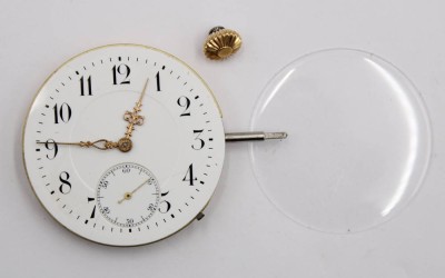 Auktion 364<br>Taschenuhr-Werk, IWC, Werk läuft, D-4,3cm [1]