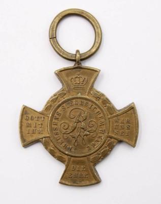 Auktion 366<br>Preußen Erinnerungskreuz 1866 der Main-Armee [1]