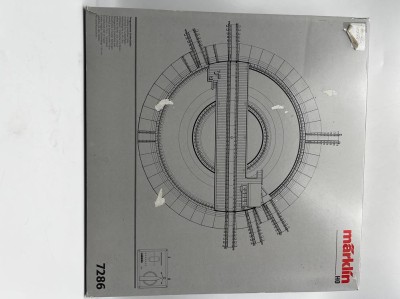 Auktion 364<br>Märklin H0 7286 elektrische Drehscheibe für K-Gleis inkl. Steuerung & 20 Abgänge [1]