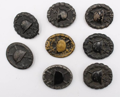 Auktion 364<br>8x Verwundetenabzeichen in schwarz, 1.WK [1]