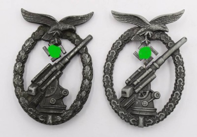 Auktion 364<br>2x Flak-Kampfabzeichen der Luftwaffe [1]