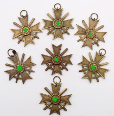 Auktion 364<br>7x KVK mit Schwertern, 3.Reich [1]