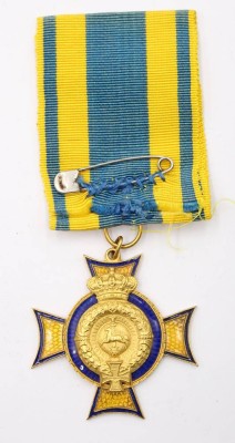 Auktion 364<br>Ehrenkreuz des Landwehr-Verbandes Braunschweig, 1875, am Band [1]
