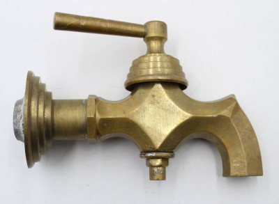 Auktion 364<br>gr. antiker Brunnenhahn, wohl Messing, L-24,5cm, 2,3Kg. [1]