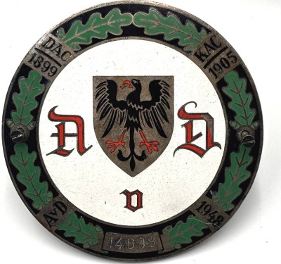 Auktion 364<br>gr. emaillierte Plakette 