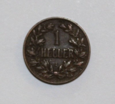 Auktion 364<br>1-Heller-Münze aus Deutsch-Ostafrika 1910 [1]