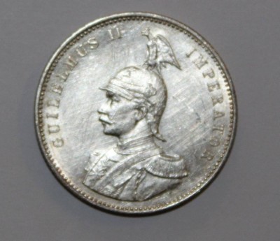 Auktion 364<br>1-Rupie-Münze aus Deutsch-Ostafrika. 1910 J [1]