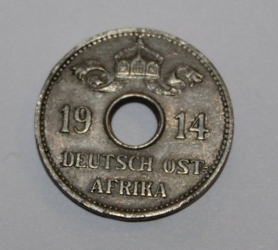 Auktion 364<br>10-Heller-Münze  Deutsch-Ostafrika, 1914 [1]