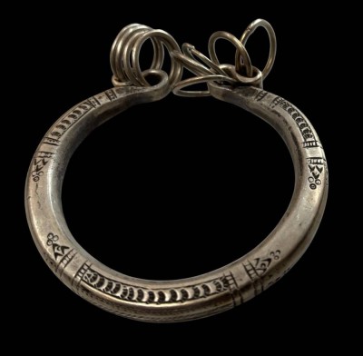 Auktion 364<br>antiker Silber Armreif, wohl Lybien, geprüft, D-ca. 8,5 cm, 154 gr. [1]