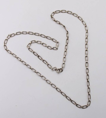 Auktion 364<br>835er Silber-Halskette, ca. 13gr., L-36cm [1]