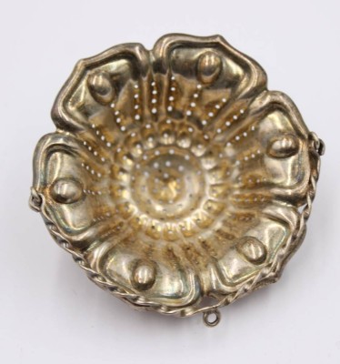 Auktion 364<br>antikes Teesieb, 19. Jhd., 12lötiges Silber, 12,5gr., ca. D-4,5cm [1]
