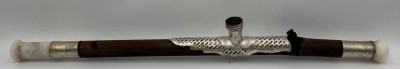 Auktion 364<br>Opiumpfeife, wohl China/Vietnam, 19.Jhd., L-60 cm, D-ca. 3,5 cm [1]