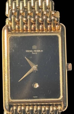 Auktion 371<br>Michel Herbelin  Damen Uhr, Quartz, vergoldet, nicht geprüft [1]