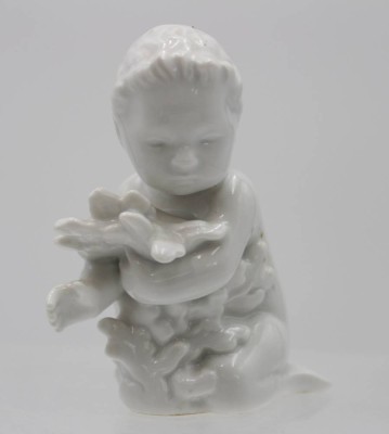Auktion 364<br>Meerjunge, Bing & Gröndahl, Weißporzellan, Modellnr. 2266, ca. H-10cm [1]