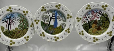 Auktion 364<br>4x Wandteller 