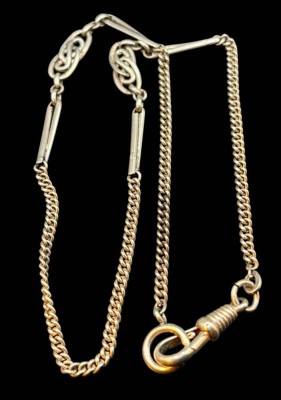 Auktion 364<br>Silber-Uhrenkette -835-, L-ca. 45 cm, 12,6 gr [1]