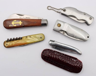 Auktion 364<br>5x div. Taschenmesser, teilw. älter [1]