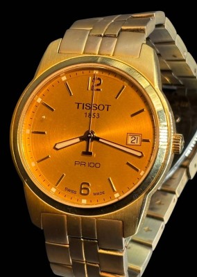 Auktion 365<br>Quartz HAU Tissot T-Classic PR 100 T049.410, nicht geprüft, orig. Band, guter Zustand, D-4 cm [1]