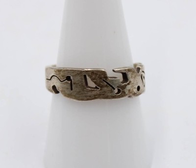 Auktion 365<br>moderner 925er Silber-Ring, 4,5gr., RG 60 [1]