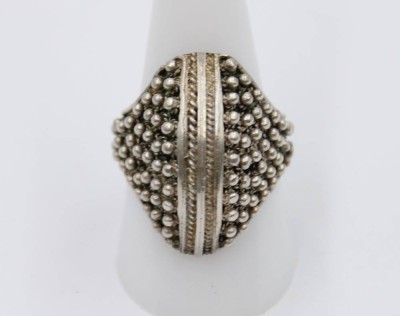 Auktion 365<br>925er Silber-Ring, älter, 8,7gr., RG 61 [1]