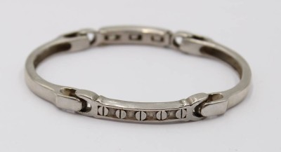 Auktion 365<br>Armband, Silber (gepr.), 28,4gr., ca. D-7cm [1]