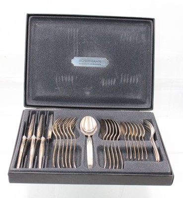 Auktion 365<br>Besteck für 6 Personen, GB. 100er Auflage, in Kasten [1]