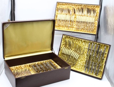 Auktion 365<br>umfangreiches Besteck in Kasten  um 1910, Hanseat, 100er Auflage, je 12x, kl. Messer nur 11x vorhanden [1]