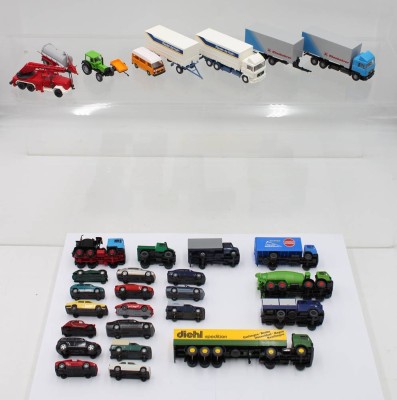Auktion 365<br>Konvolut kl. Modell-Autos, Wiking und Herpa, ca. 30 Teile [1]