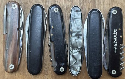 Auktion 365<br>6x vintage Taschenmesser [1]