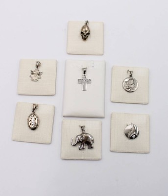 Auktion 365<br>7x div. kl.Silber-Anhänger, ca. L-2,5cm [1]