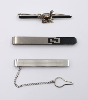 Auktion 365<br>3x div. Kravattennadeln, 1x Silber (8,7gr.), ca. L-7cm [1]