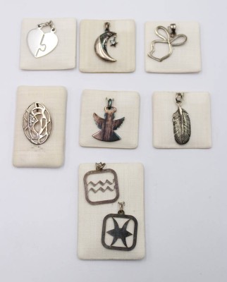 Auktion 365<br>8x div. Silber-Anhänger, ca. L-2,8cm [1]