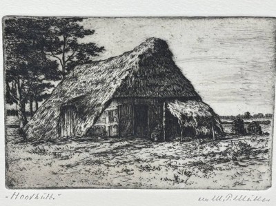 Auktion 365<br>Martin Paul MÜLLER (1874-1936), 2 Radierungen, ger/Glas, RG, ca. 25x32 cm [1]