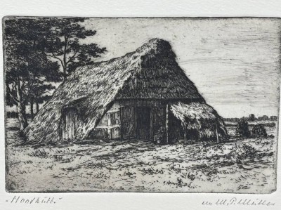 Auktion 370<br>Martin Paul MÜLLER (1874-1936), 2 Radierungen, ger/Glas, RG, ca. 25x32 cm [1]