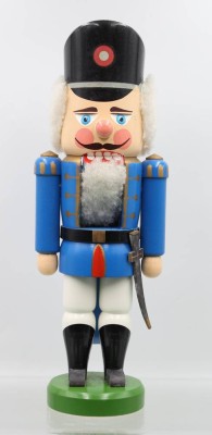 Auktion 365<br>gr. Nussknacker, Erzgebirge, älter, guter Zustand, ca. H-33,5cm [1]