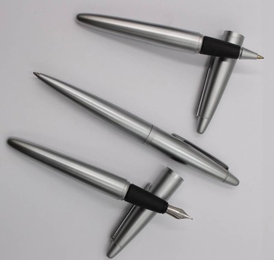 Auktion 365<br>3tlg. Schreibset, ungemarkt, Lederetui [1]