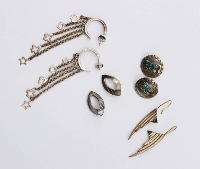 Auktion 365<br>4x div. Ohrschmuck, Silber, zus. 22gr. [1]