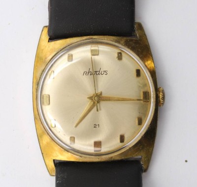 Auktion 365<br>Vintage-Armbanduhr, Rohdos, Handaufzug, , Werk läuft, getragene Erhaltung, D-2,9cm [1]