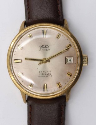Auktion 365<br>Vintage-Armbanduhr, Roxy/Anker, Automatik, Werk läuft,  gute getragene Erhaltung, D-3,4cm [1]