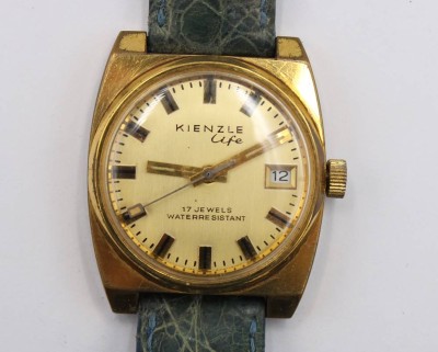 Auktion 365<br>Vintage-Armbanduhr, Kienzle life, Handaufzug, Werk läuft, getragene Erhaltung, D- 3,3cm [1]