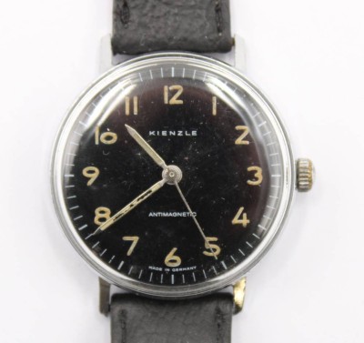 Auktion 365<br>Vintage-Armbanduhr, Kienzle, Handaufzug, Werk läuft, getragene Erhaltung, D- 3,3cm [1]
