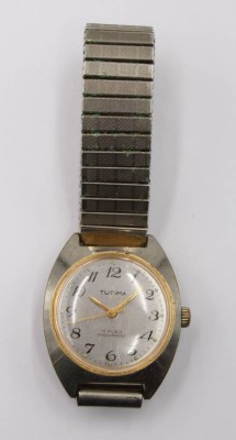 Auktion 365<br>Vintage-Armbanduhr, Tutima, Handaufzug, Werk läuft, getragene Erhaltung, D- 3,2cm [1]