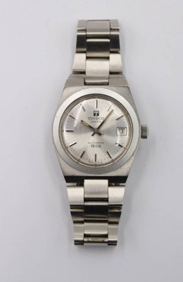 Auktion 365<br>Vintage-Armbanduhr, Tissot PR 516, Automatik, Werk läuft an, gute getragene Erhaltung, D- 3,5cm [1]