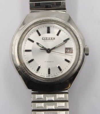 Auktion 365<br>Vintage-Armbanduhr, Citizen, Automatik, Werk läuft, getragene Erhaltung, D- 3,7cm [1]