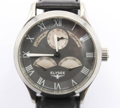 Auktion 365<br>Armbanduhr, Elysee, Automatik, Werk läuft, leicht getragene Erhaltung, D- 4cm [1]