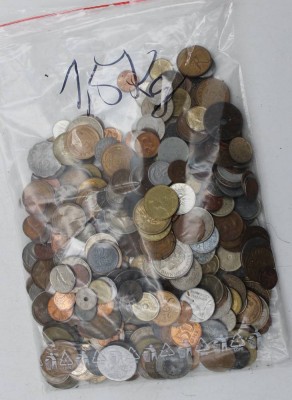 Auktion 365<br>ca, 1,5 Kg. Umlaufmünzen, überwiegend Dänemark [1]