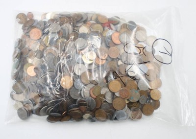 Auktion 365<br>ca, 5 Kg. Umlaufmünzen, überwiegend Dänemark [1]